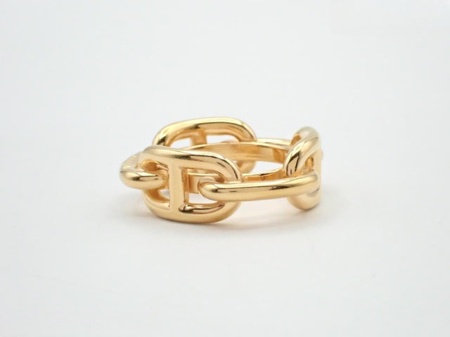 Hermès Chaîne d'Ancre Scarf Ring, Gold Toned
