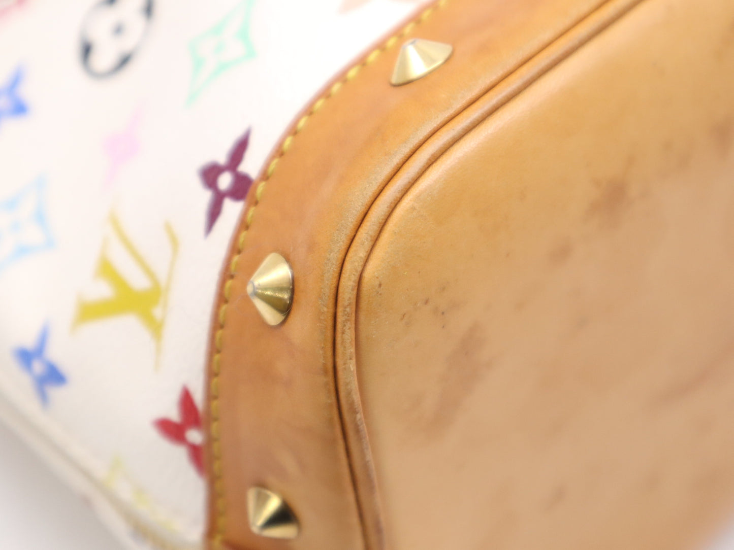 Early 2000s Louis Vuitton Multicolore Blanc Alma PM