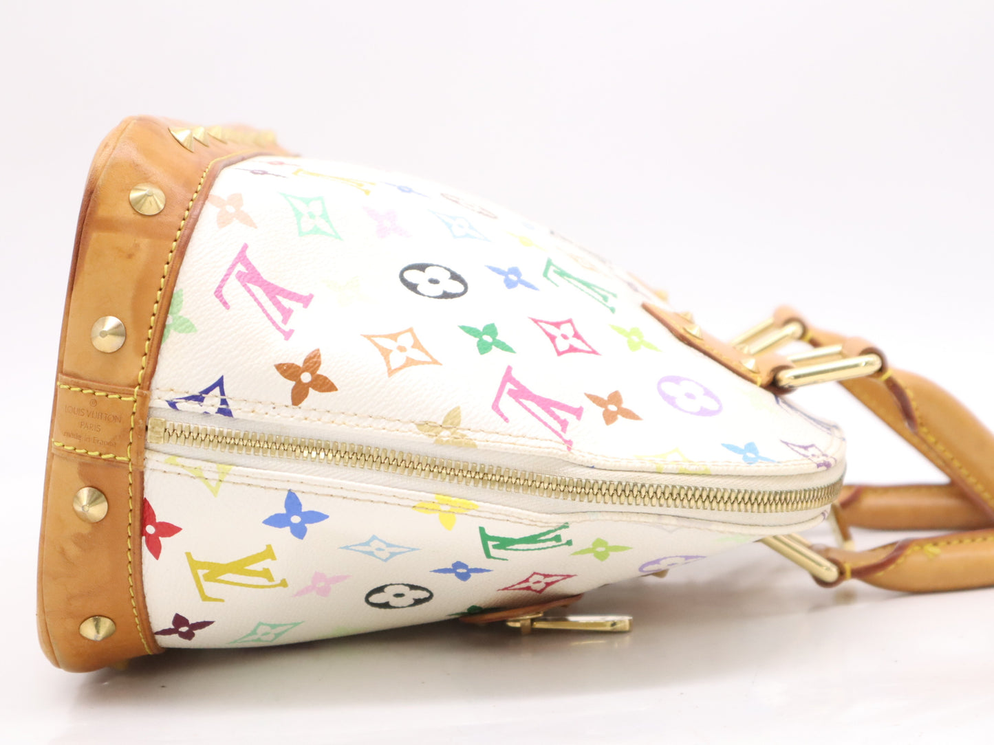 Early 2000s Louis Vuitton Multicolore Blanc Alma PM