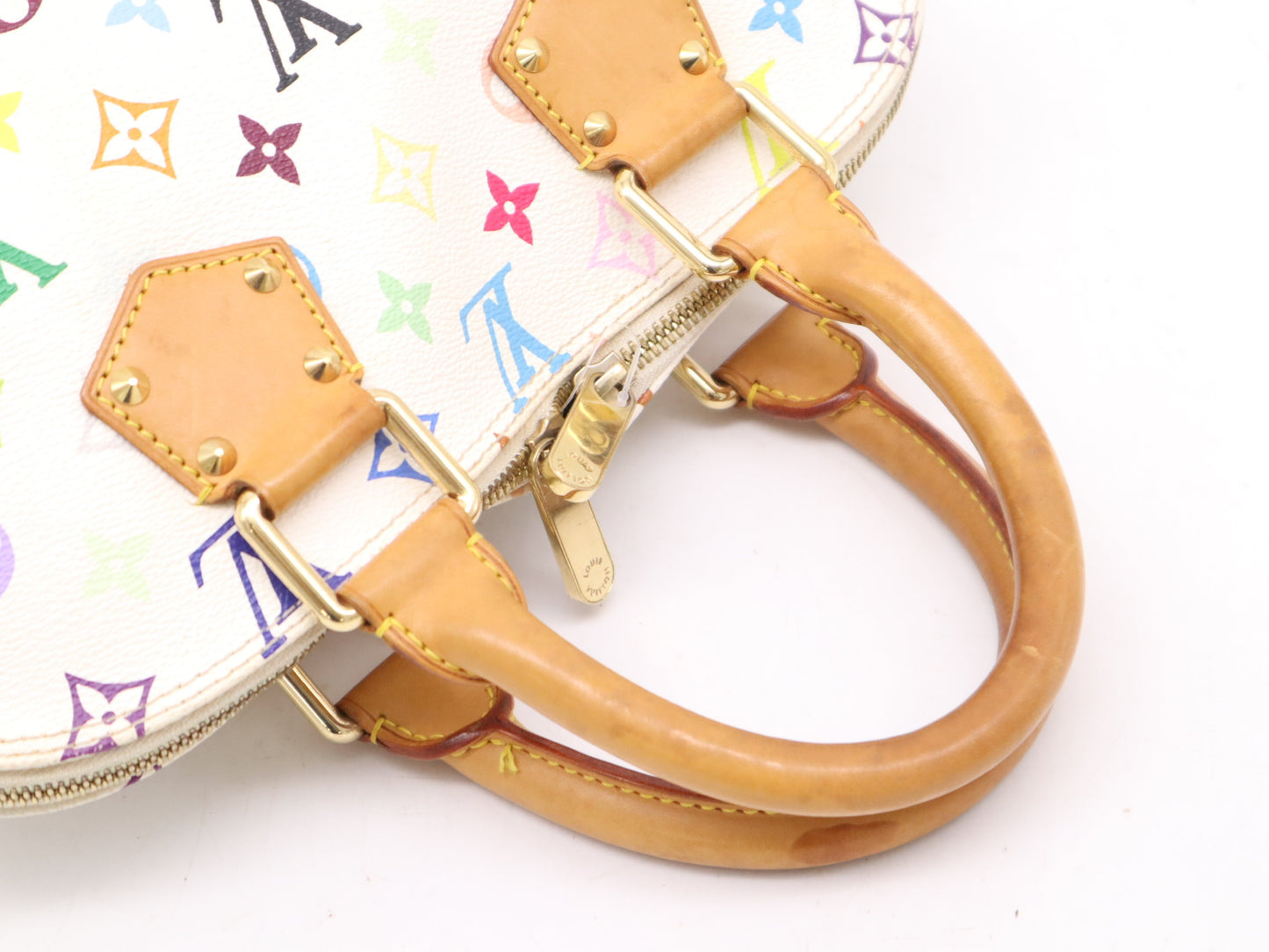 Early 2000s Louis Vuitton Multicolore Blanc Alma PM