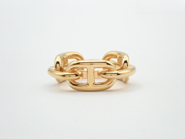 Hermes scarf ring gold