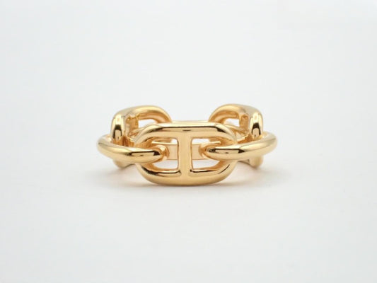 Hermes scarf ring gold
